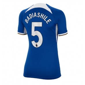 Maillot de foot Chelsea Benoit Badiashile #5 Domicile Femmes 2023-24 Manches Courte